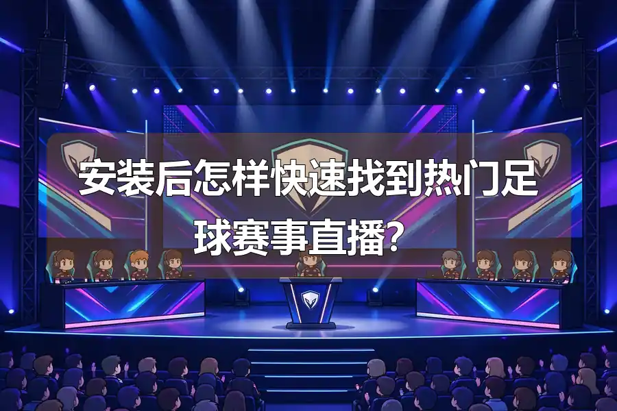 安装后怎样快速找到热门足球赛事直播？