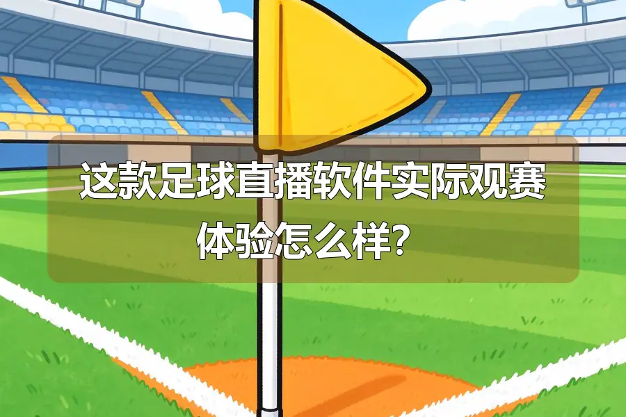 这款足球直播软件实际观赛体验怎么样？